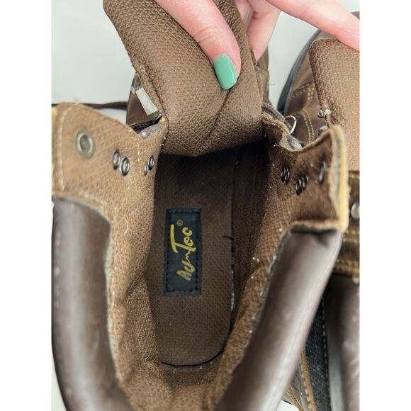 AdTec Work Boots Lace Up Oil Tanned Leather Water Resistant Brown Men’s Size 12 main image 5